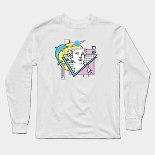 Memphis Pattern 66 / 80s Retro Long Sleeve T-Shirt